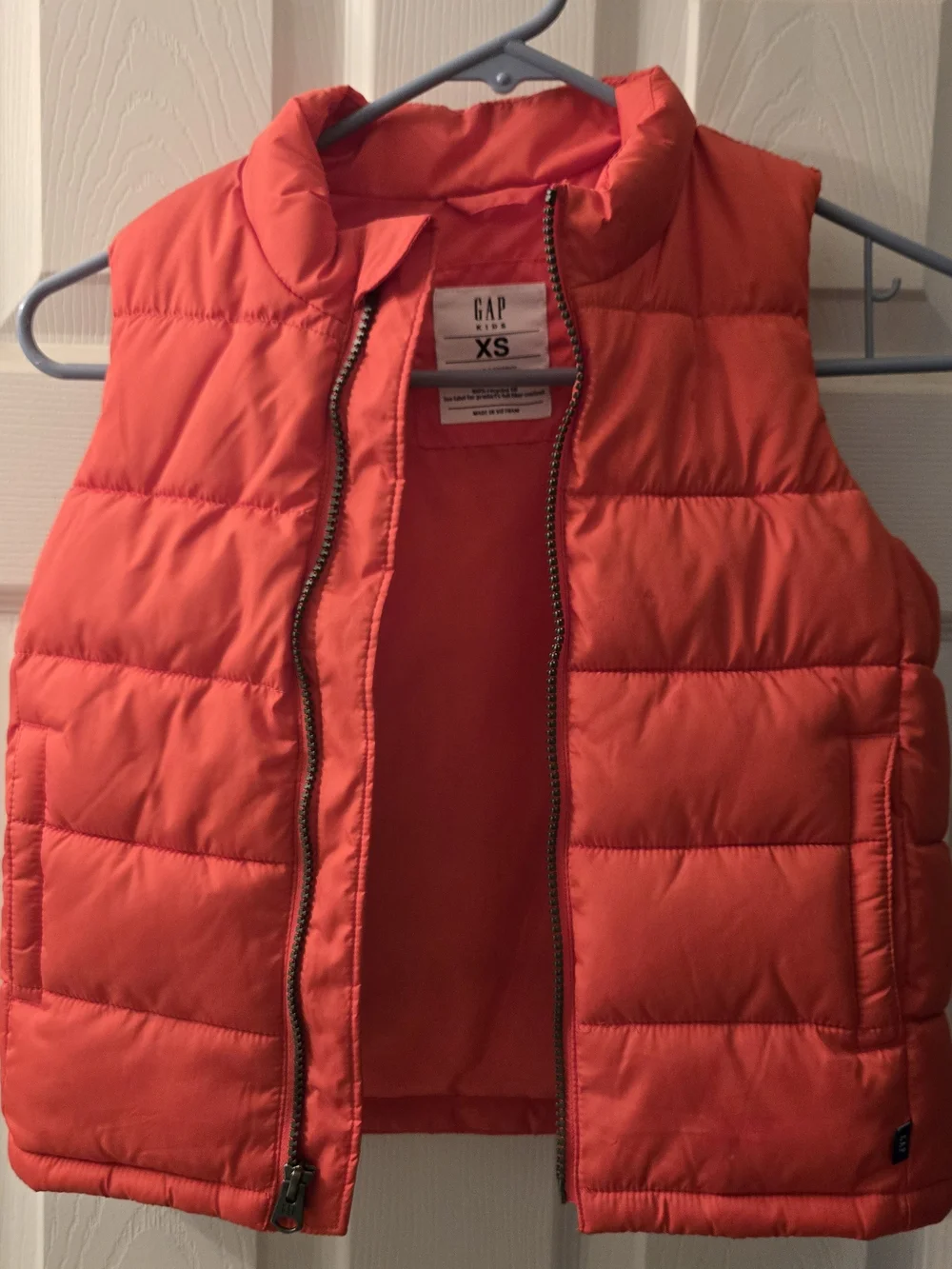 Gap Kids Puffer Vest - Red - XS